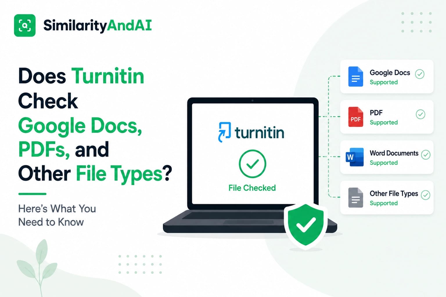 Does Turnitin Check Google Docs, PDFs, and Other File Types?