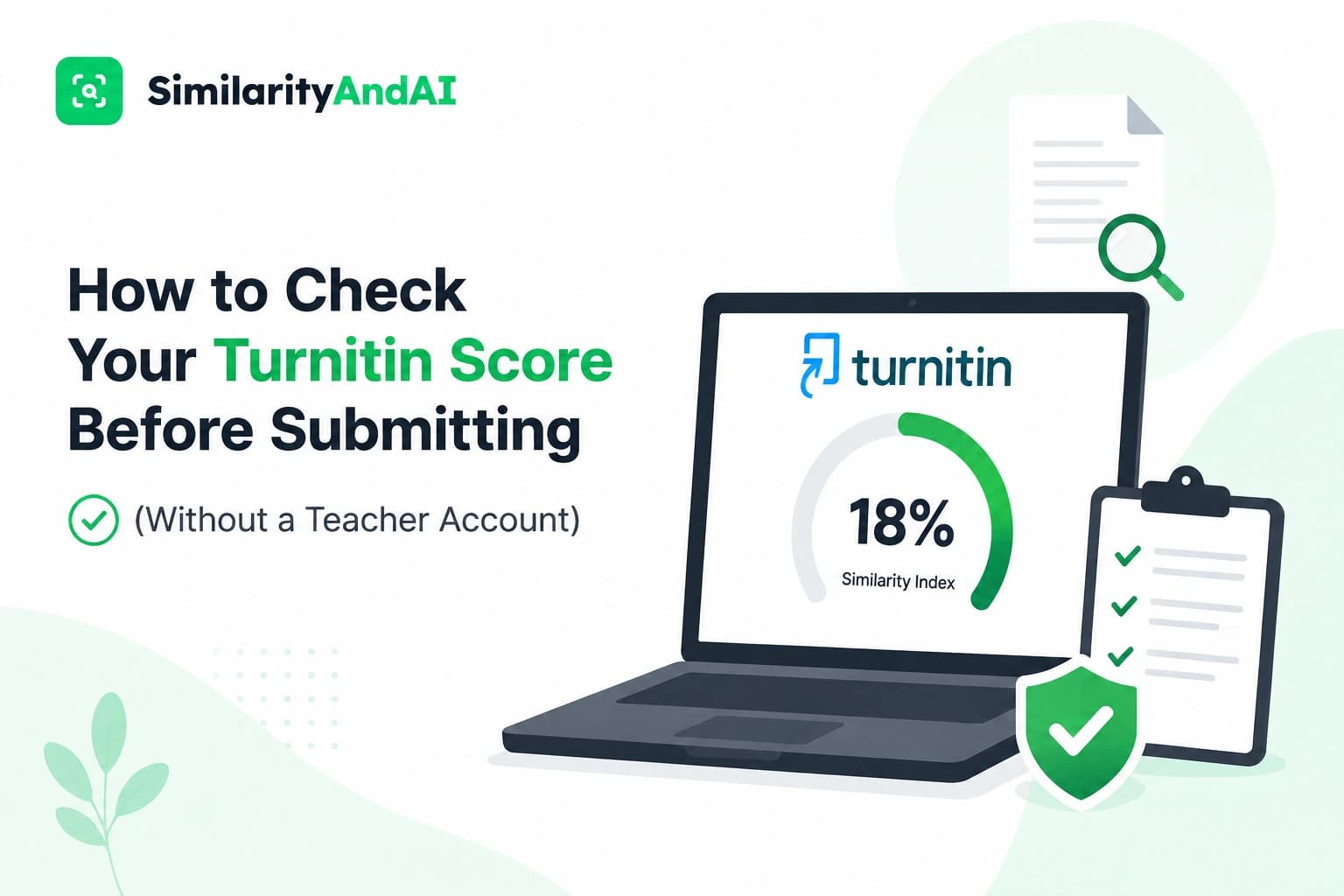 How to Check Your Turnitin Score Before Submitting (Without a Teacher Account)